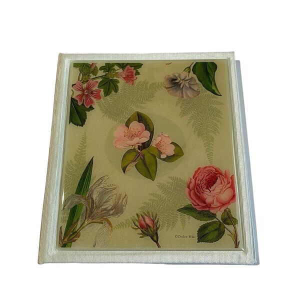 Hand Made Dolce Mia Botanical Fern Small Photo Album New - Picture 1 of 13